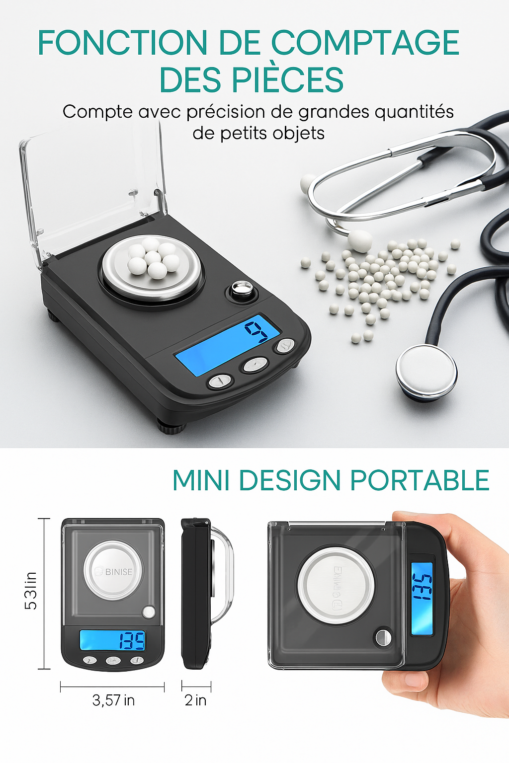 Balance de Précision 0.001g