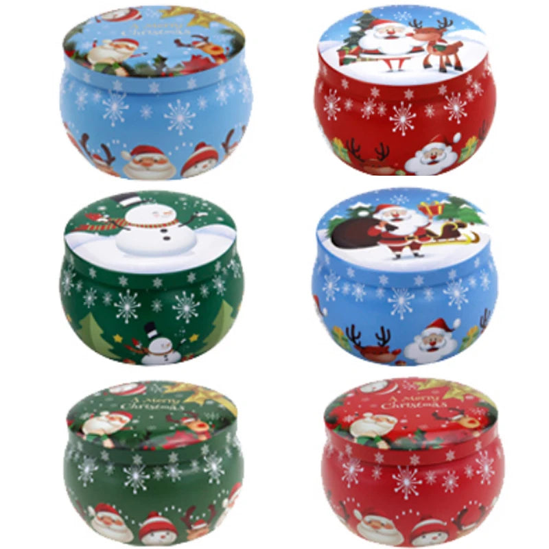 6 Pots Métal pour Bougies DIY