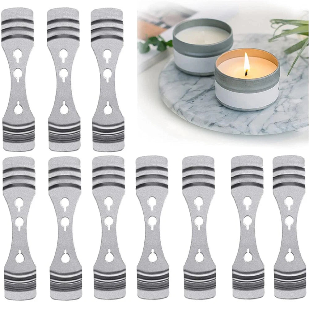 Support de Centrage en Métal pour Mèche de Bougie – Inox Réutilisable pour Fabrication DIY