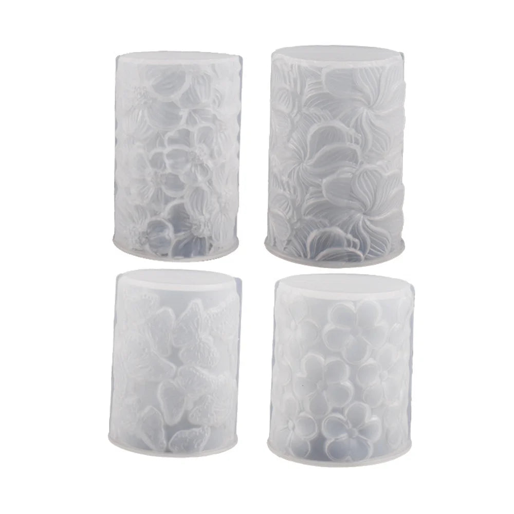 Moule Silicone Cylindrique Sculpté