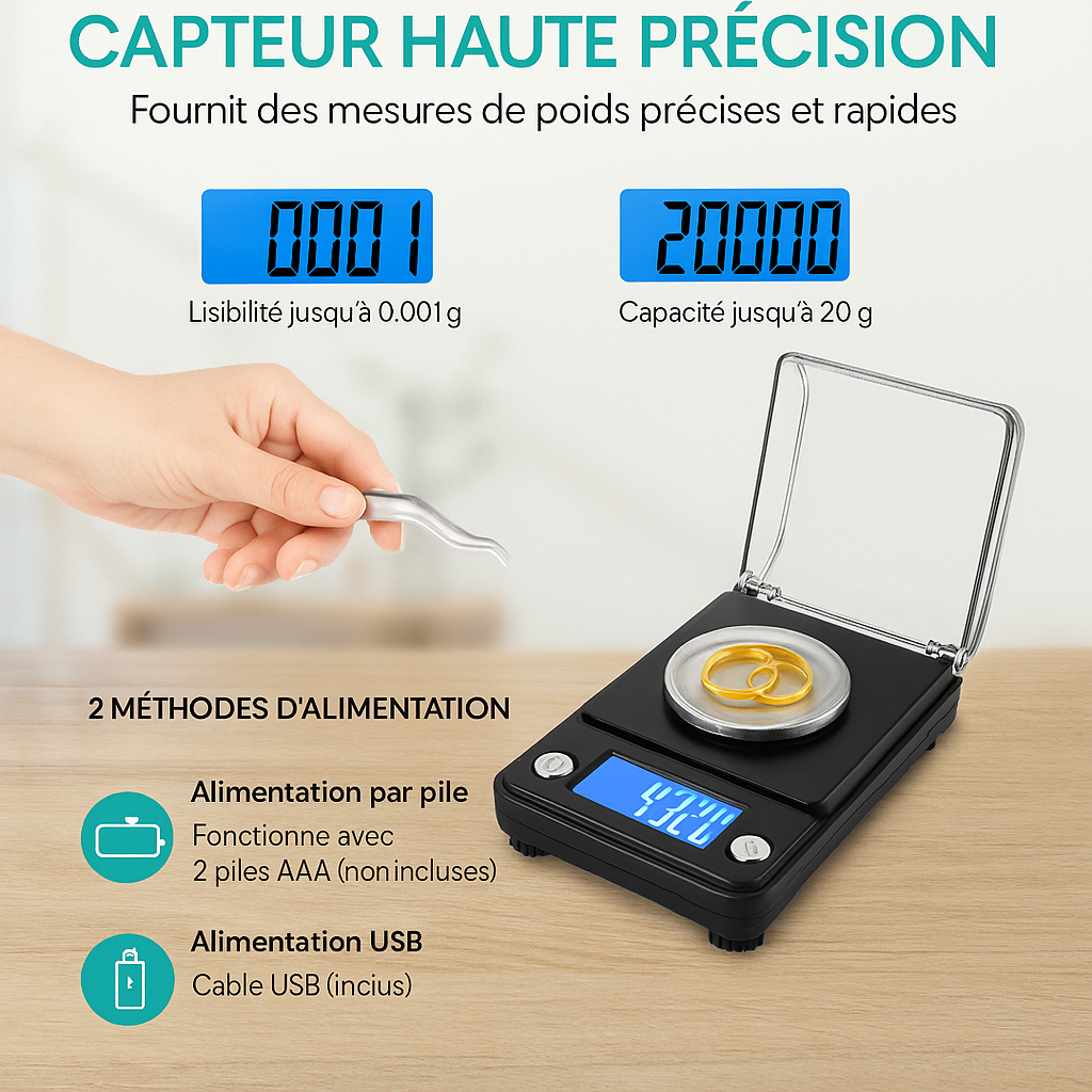 Balance de Précision 0.001g