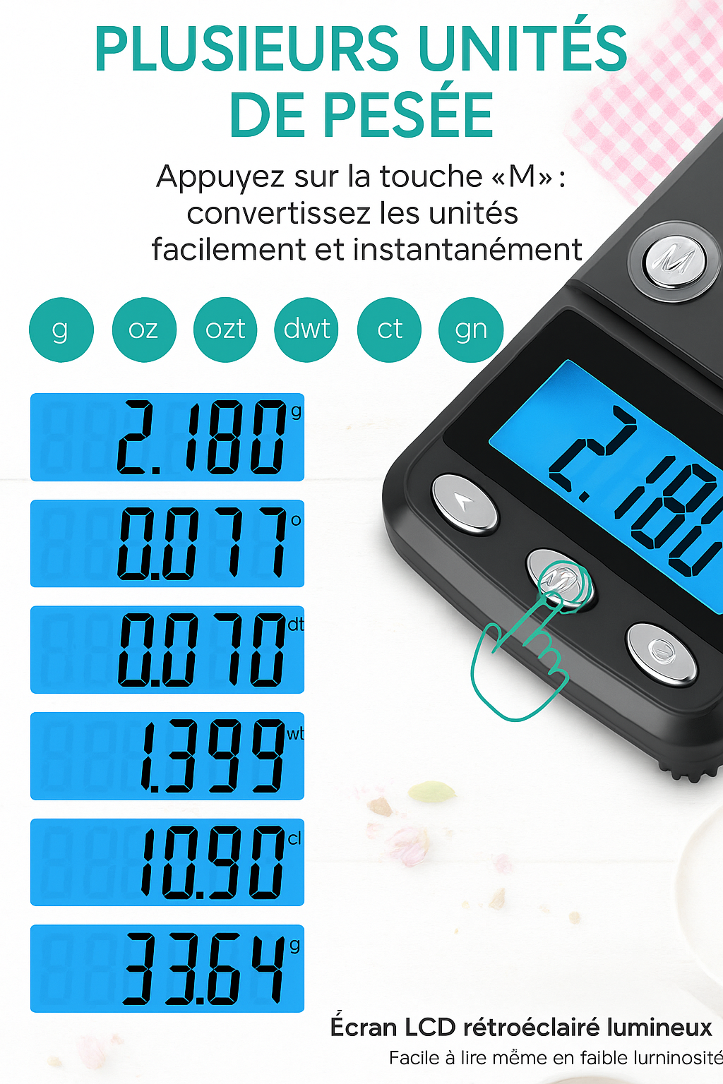 Balance de Précision 0.001g