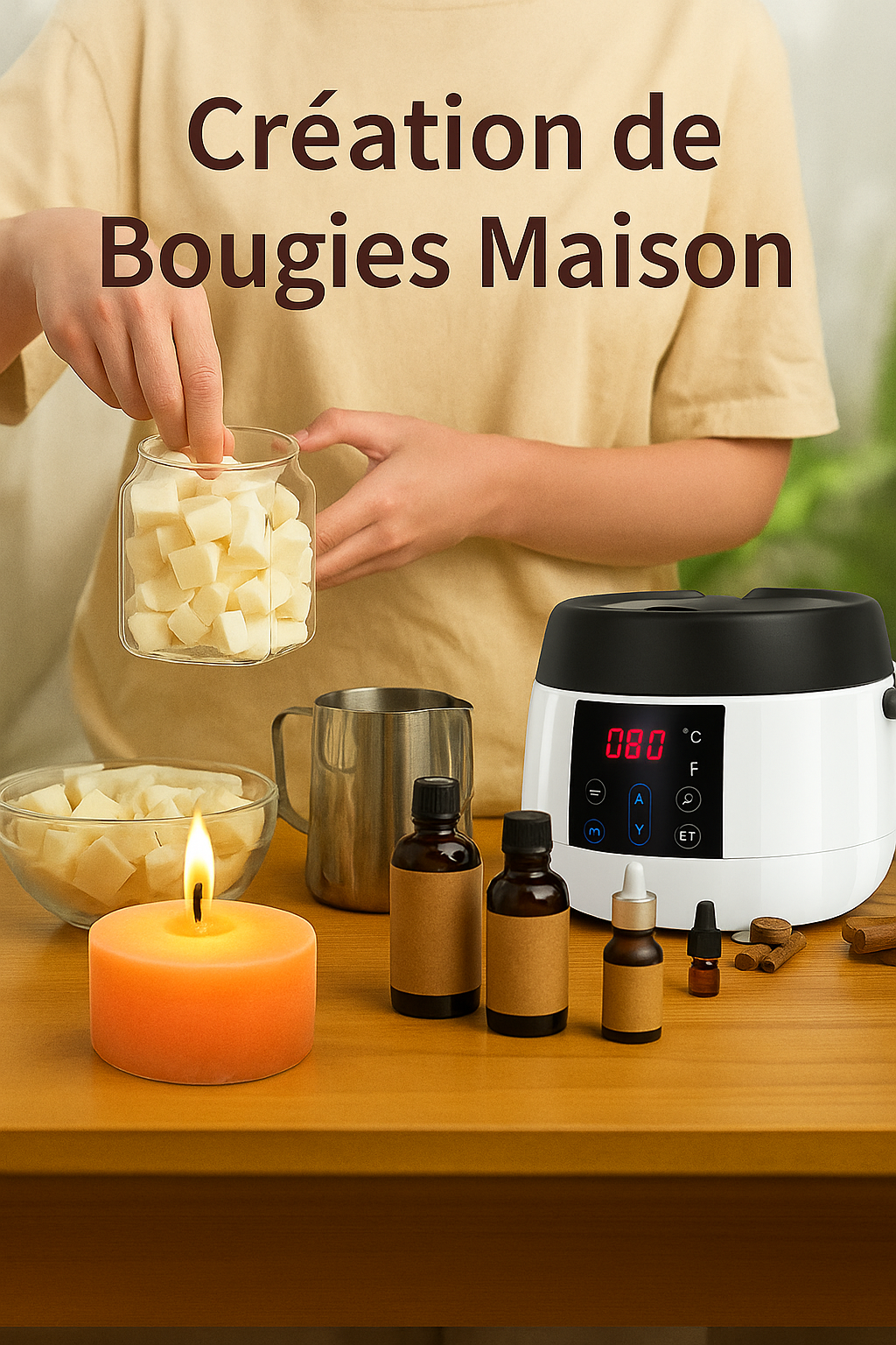 Pot Chauffant Électrique pour Cire